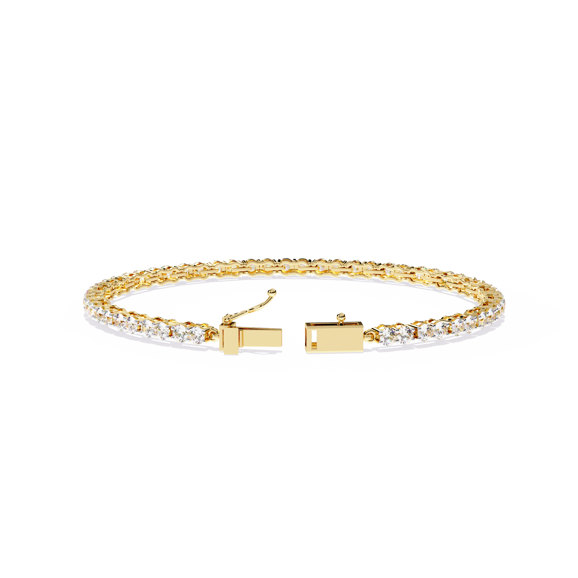 EvergreenTennis bracelet – Yellow Gold