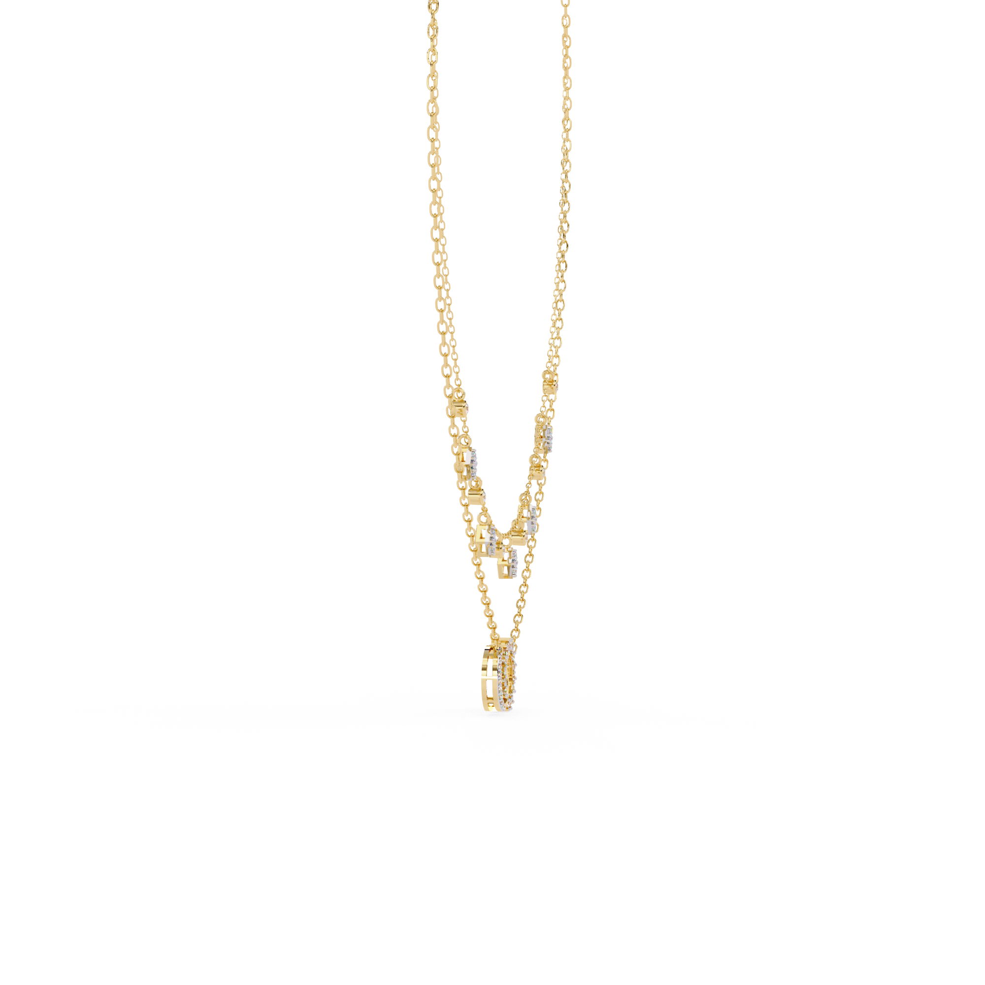 Eternity pendant – Yellow Gold