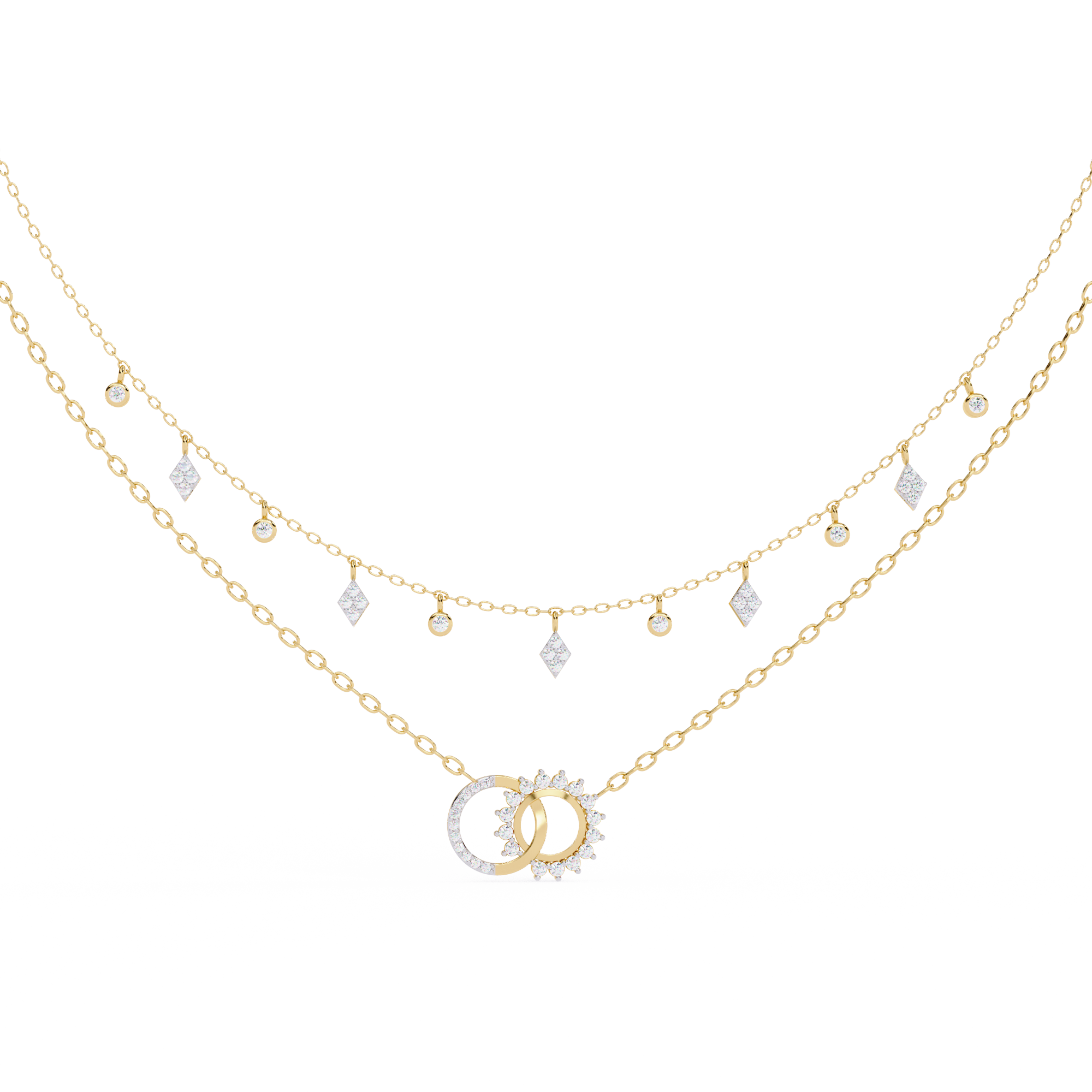 Eternity pendant – Yellow Gold