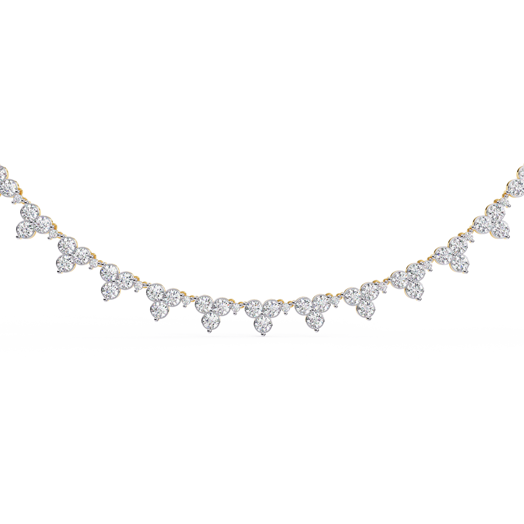 Evergreen designe Necklace – Yellow Gold