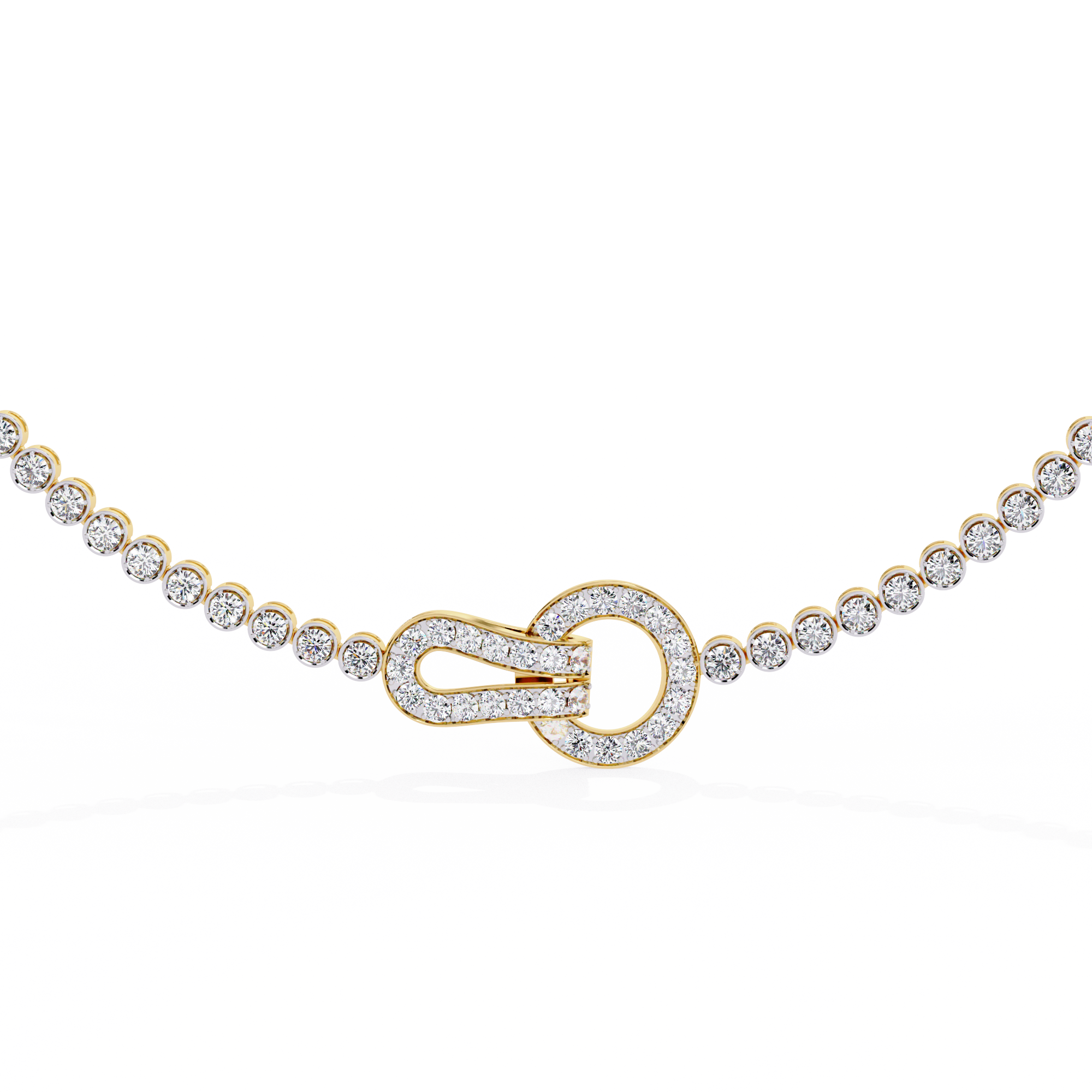 Modern necklace for all ocassion – Yellow Gold
